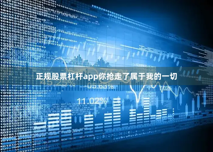 正规股票杠杆app你抢走了属于我的一切