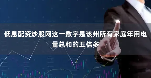 低息配资炒股网这一数字是该州所有家庭年用电量总和的五倍多