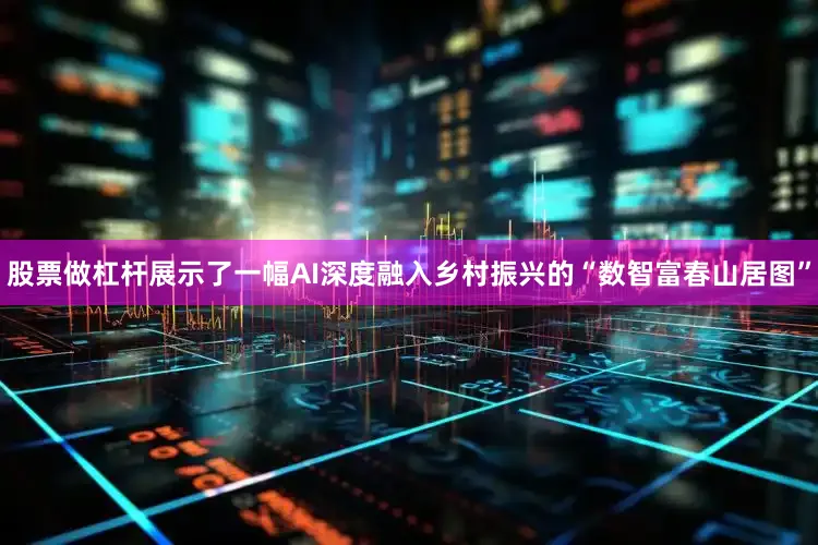 股票做杠杆展示了一幅AI深度融入乡村振兴的“数智富春山居图”